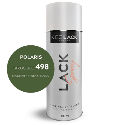 Kiezlack 1K Motorradlack Spraydose Polaris 498 SAGEBRUSH GREEN METALLIC