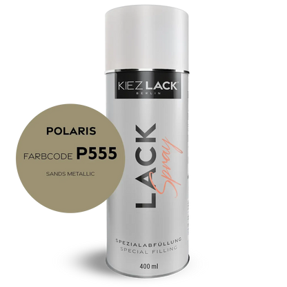 Kiezlack 1K Motorradlack Spraydose Polaris P555 SANDS METALLIC