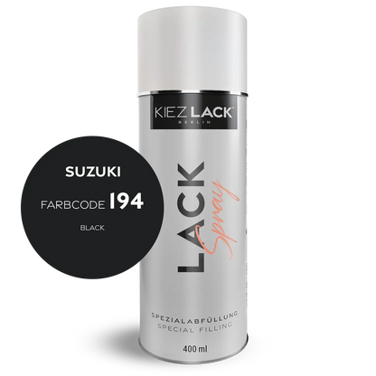 Kiezlack 1K Motorradlack Spraydose Suzuki 194 BLACK