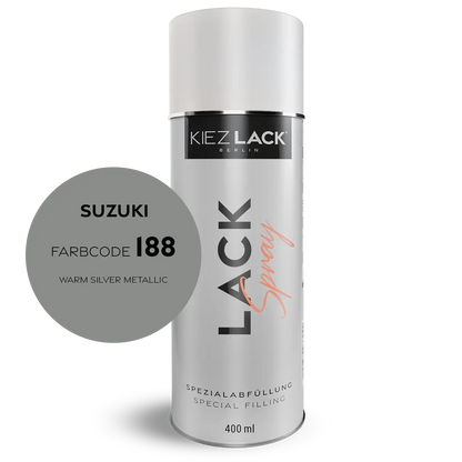 Kiezlack 1K Motorradlack Spraydose Suzuki 188 WARM SILVER METALLIC