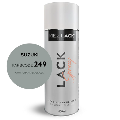 Kiezlack 1K Motorradlack Spraydose Suzuki 249 OORT GRAY METALLIC2C