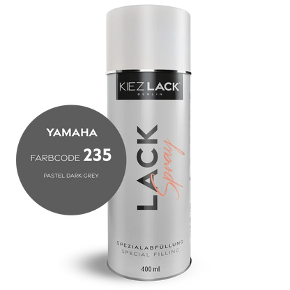 Kiezlack 1K Motorradlack Spraydose Yamaha 235 PASTEL DARK GREY