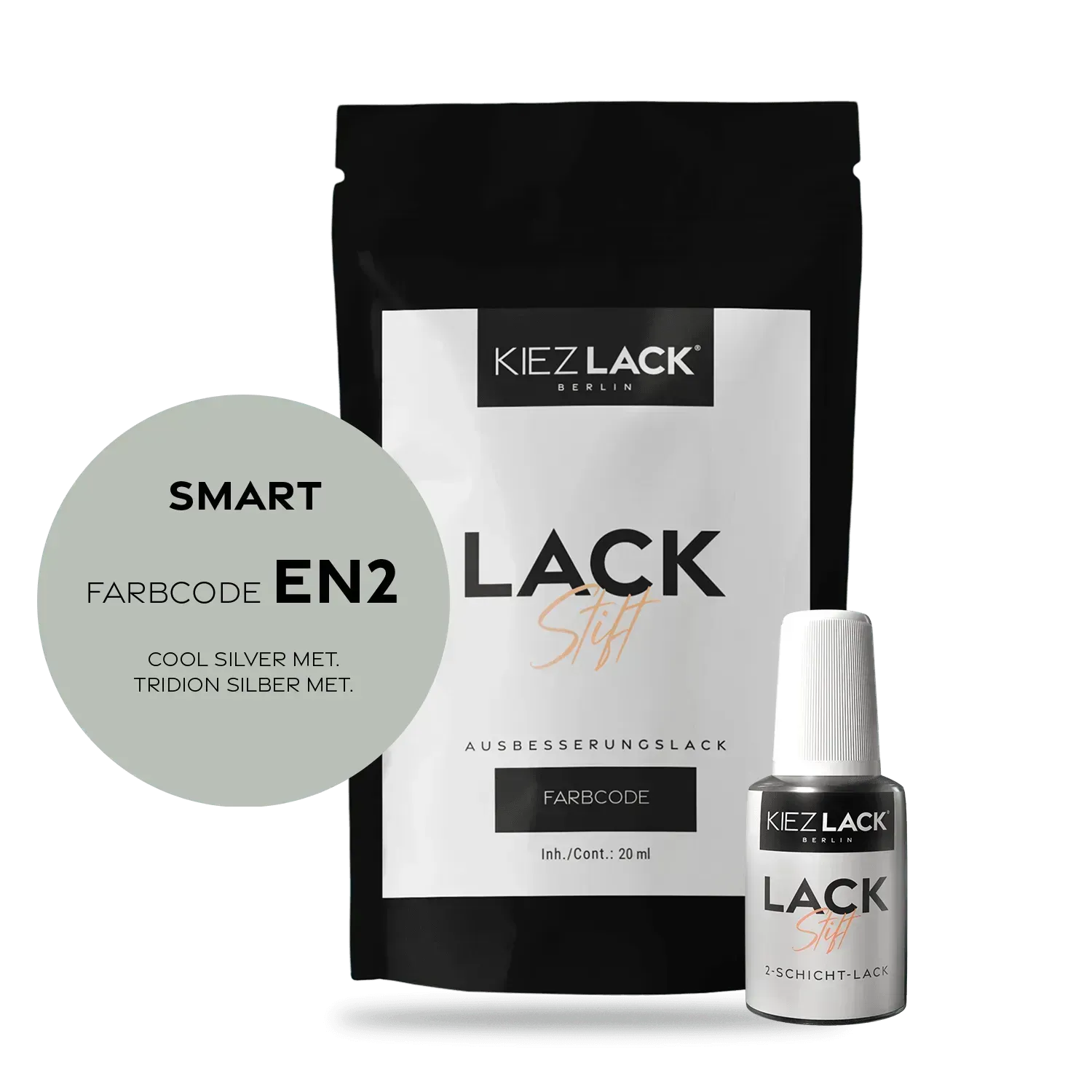 Autolack Lackstift SMART EN2 COOL SILVER MET. - Kiezlack