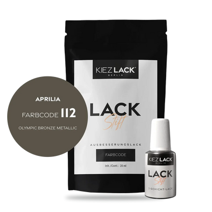 Kiezlack Motorradlack Lackstift Aprilia 112 OLYMPIC BRONZE METALLIC