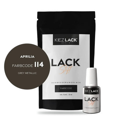 Kiezlack Motorradlack Lackstift Aprilia 114 GREY METALLIC