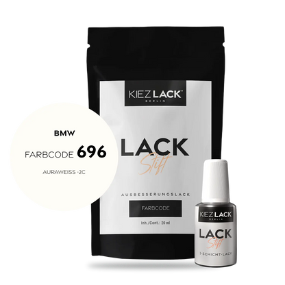 Kiezlack Motorradlack Lackstift BMW 298 AURAWEISS -2C