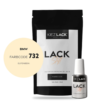 Kiezlack Motorradlack Lackstift BMW 156 ELFENBEIN