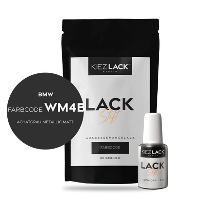 Kiezlack Motorradlack Lackstift BMW 203 ACHATGRAU METALLIC MATT