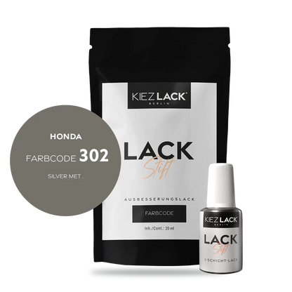 Kiezlack Motorradlack Lackstift Honda 150 SILVER MET .