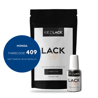 Kiezlack Motorradlack Lackstift Honda 409 MATT MARVEL BLUE METALLIC