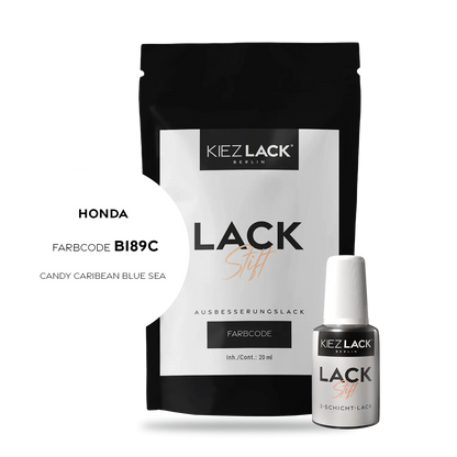 Kiezlack Motorradlack Lackstift Honda 405 CANDY CARIBEAN BLUE SEA