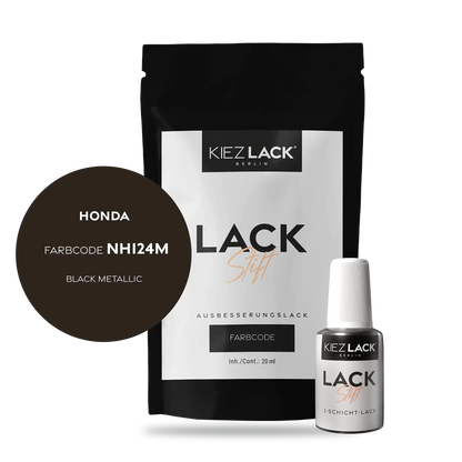 Kiezlack Motorradlack Lackstift Honda 334 BLACK METALLIC
