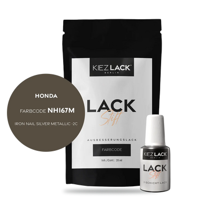 Kiezlack Motorradlack Lackstift Honda NH167M IRON NAIL SILVER METALLIC -2C