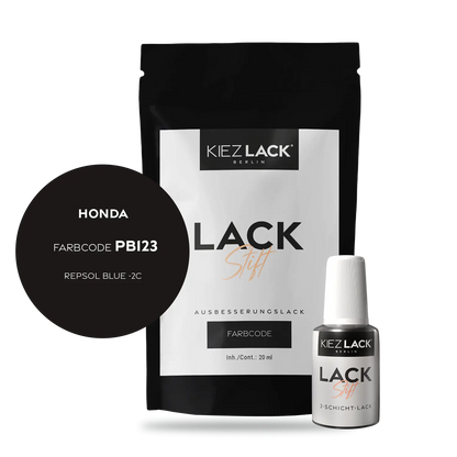 Kiezlack Motorradlack Lackstift Honda PB123 REPSOL BLUE -2C
