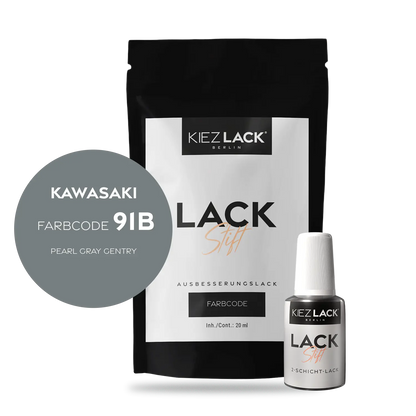 Kiezlack Motorradlack Lackstift Kawasaki 146 PEARL GRAY GENTRY