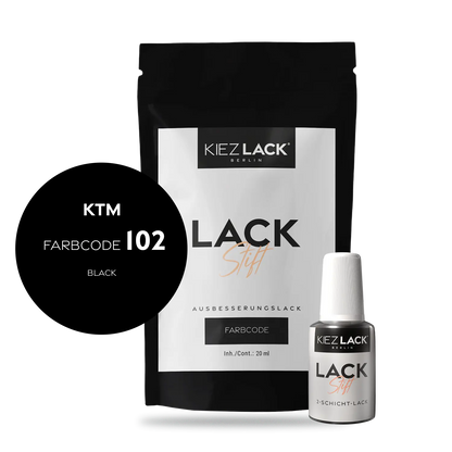 Kiezlack Motorradlack Lackstift KTM 102 BLACK