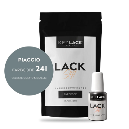 Kiezlack Motorradlack Lackstift Piaggio 241/A CELESTE OLIMPO METALLIC
