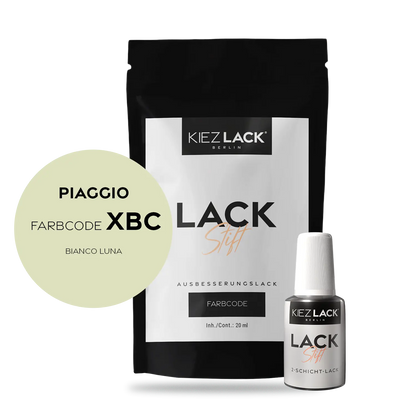 Kiezlack Motorradlack Lackstift Piaggio 544 BIANCO LUNA