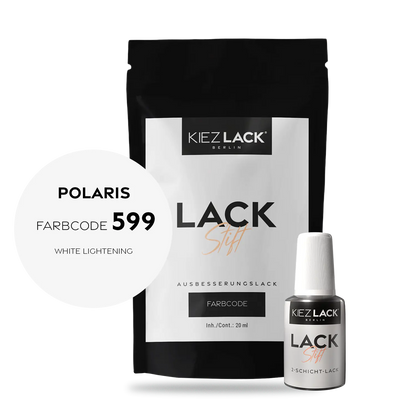 Kiezlack Motorradlack Lackstift Polaris P599 WHITE LIGHTENING