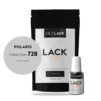 Kiezlack Motorradlack Lackstift Polaris P728 GHOST GRAY