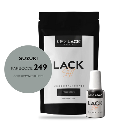Kiezlack Motorradlack Lackstift Suzuki 249 OORT GRAY METALLIC2C