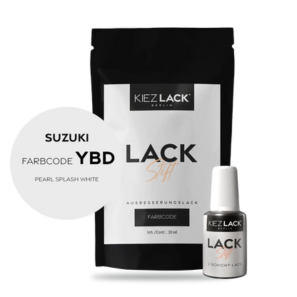 Kiezlack Motorradlack Lackstift Suzuki 238 PEARL SPLASH WHITE