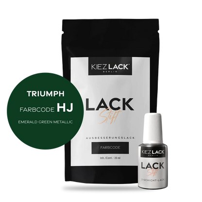 Kiezlack Motorradlack Lackstift Triumph 144 EMERALD GREEN METALLIC