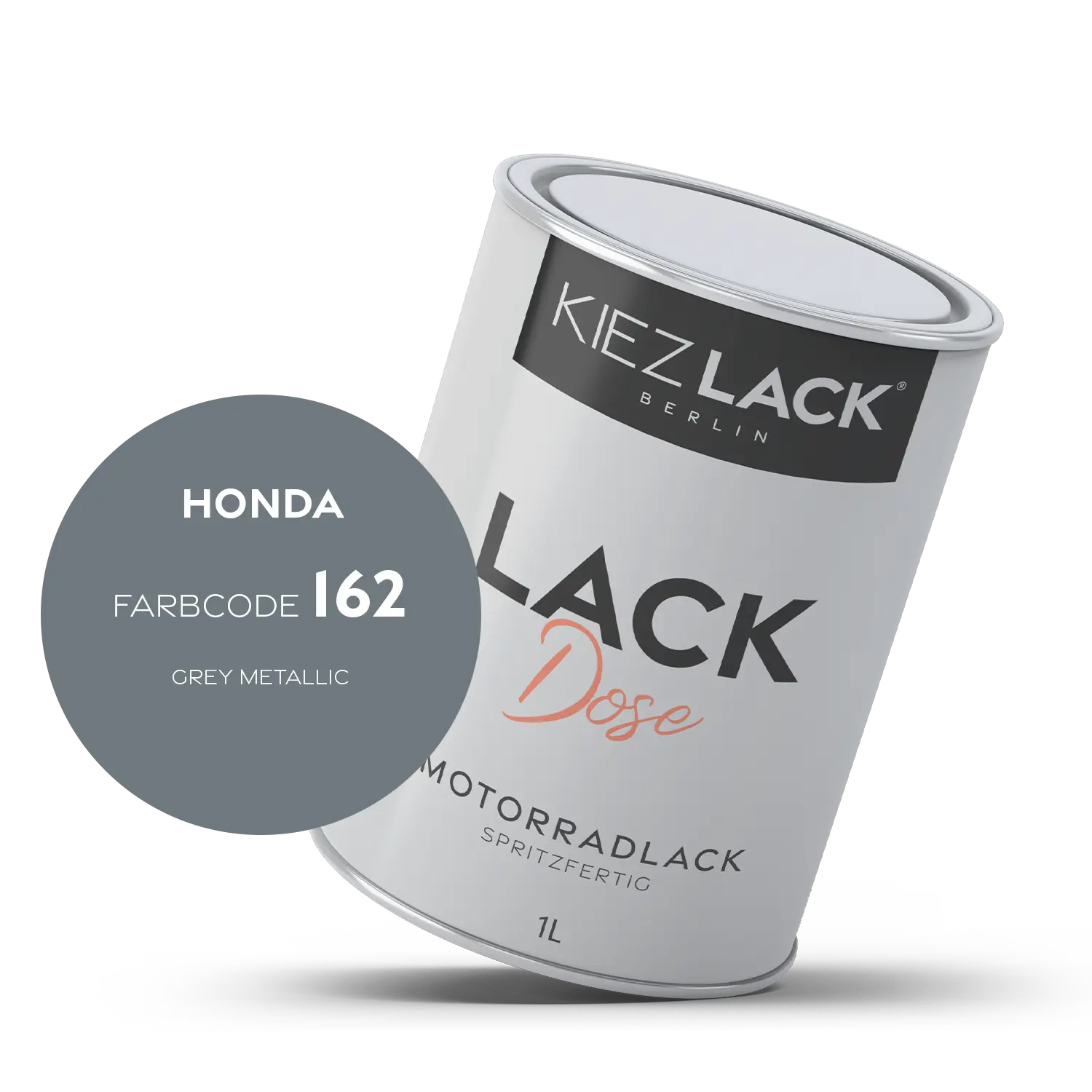 Kiezlack 1K Motorradlack Basislack Lackdose Honda 162 GREY METALLIC