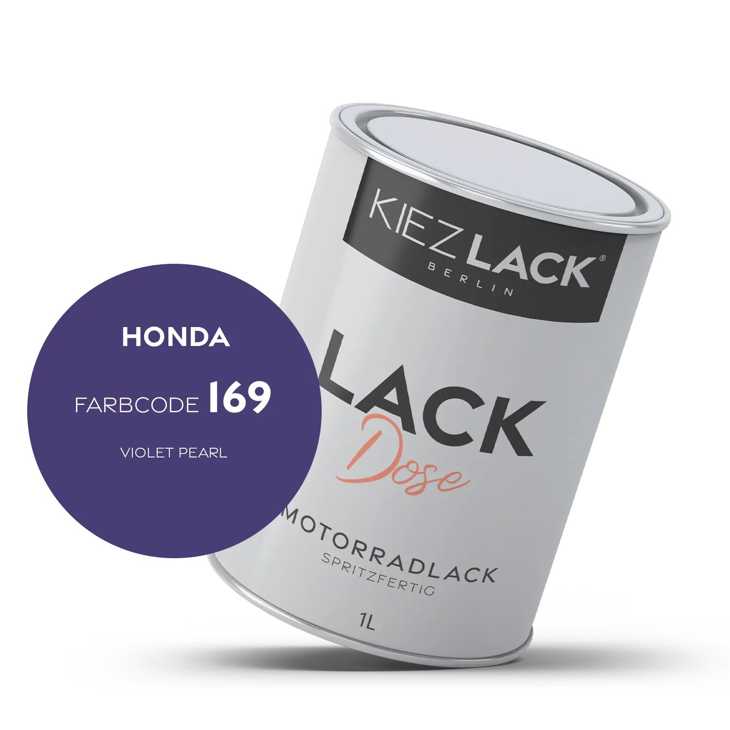 Kiezlack 1K Motorradlack Basislack Lackdose Honda 169 VIOLET PEARL