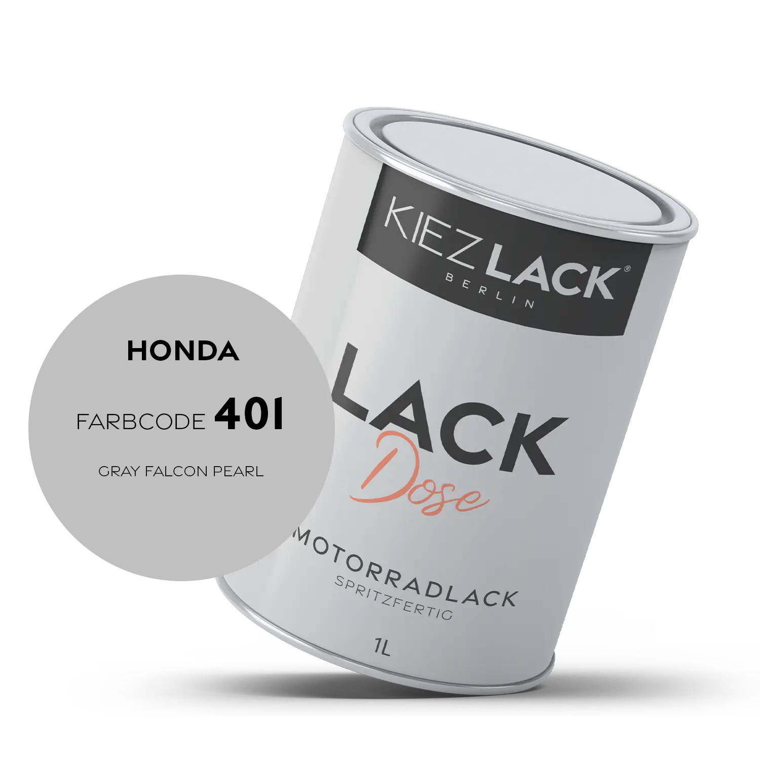 Kiezlack 1K Motorradlack Basislack Lackdose Honda 401 GRAY FALCON PEARL