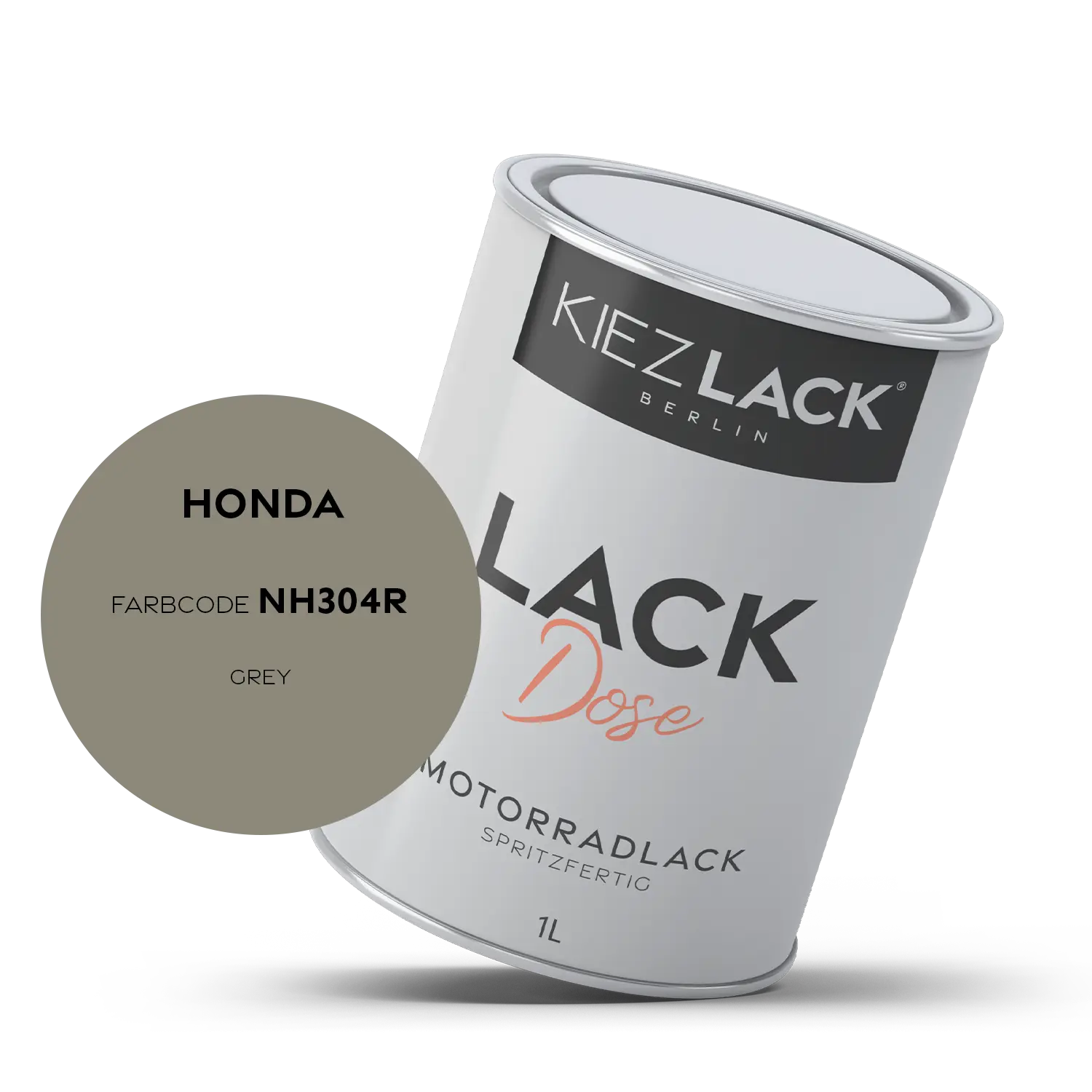 Kiezlack 1K Motorradlack Basislack Lackdose Honda NH304R GREY