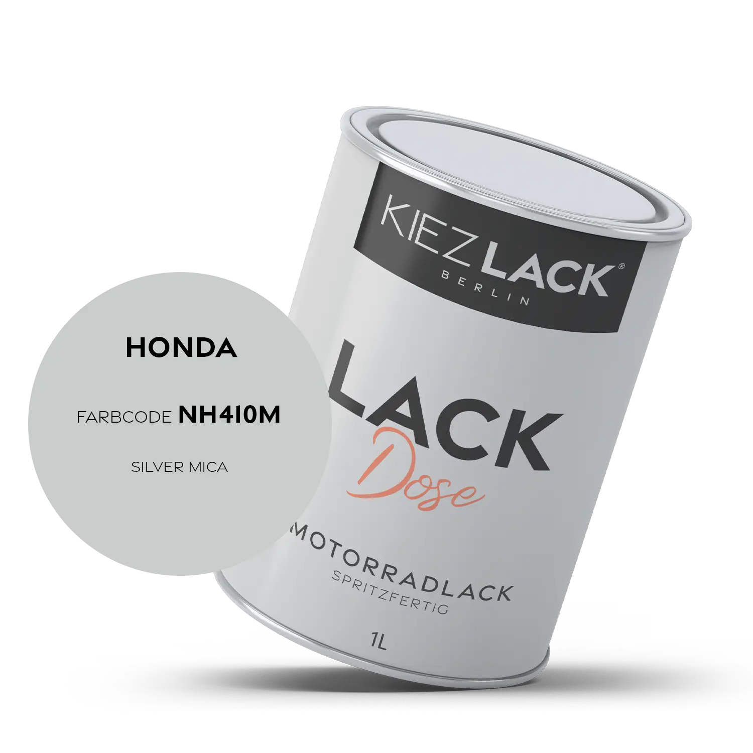 Kiezlack 1K Motorradlack Basislack Lackdose Honda NH410M SILVER MICA