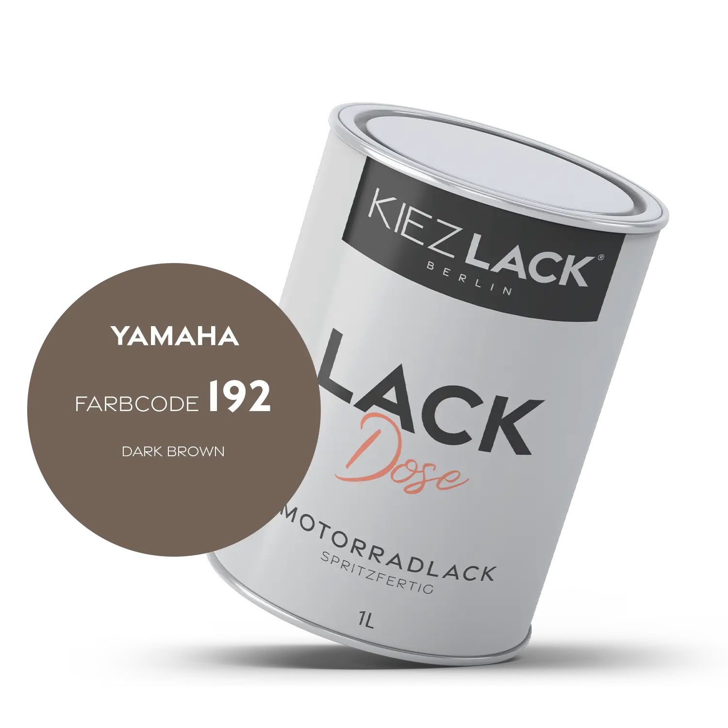 Kiezlack 1K Motorradlack Basislack Lackdose Yamaha 192 DARK BROWN