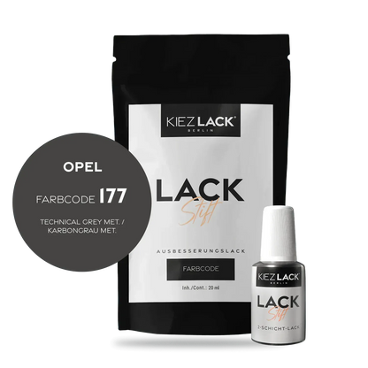 Autolack Lackstift OPEL 177 TECHNICAL GREY MET. - Kiezlack