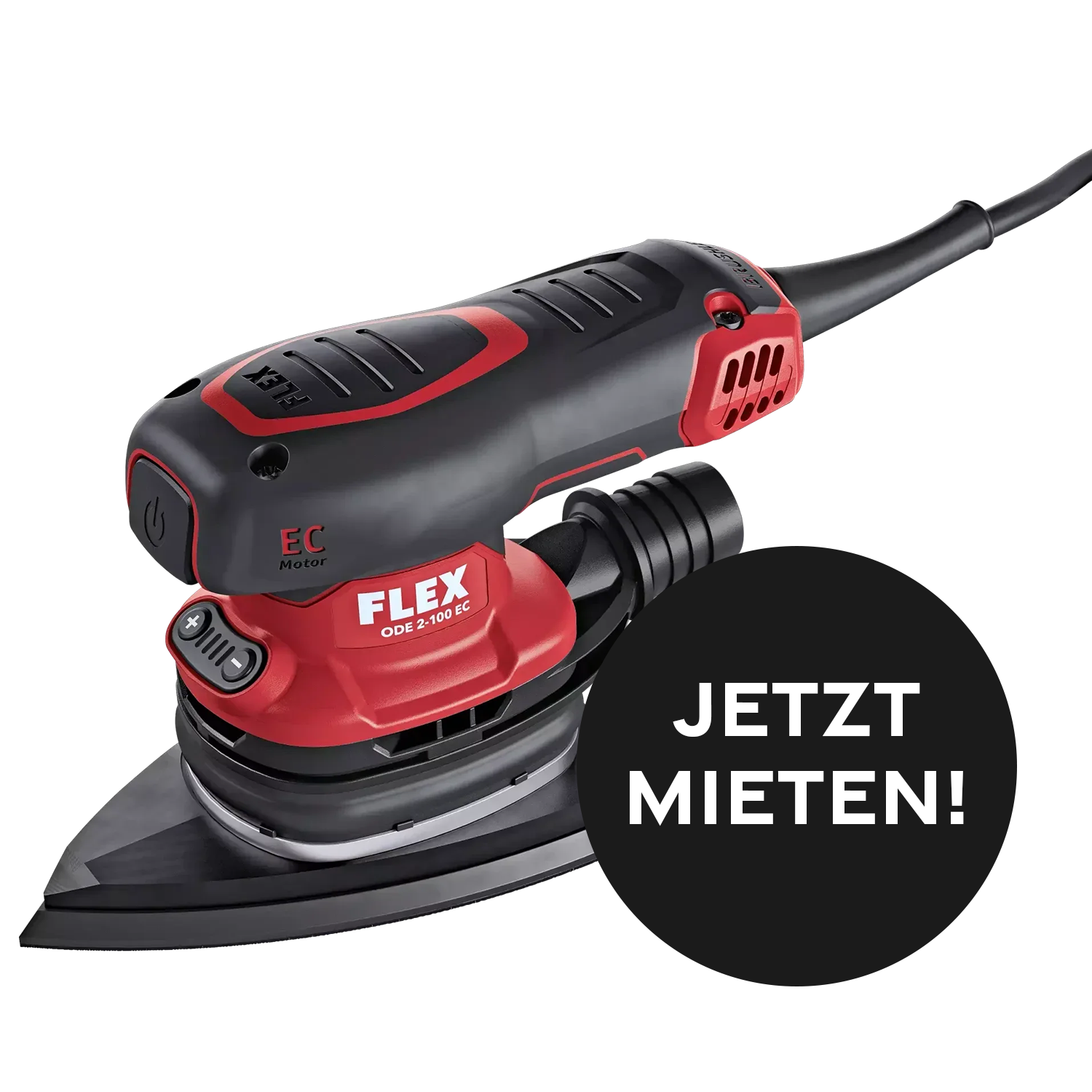 Kiezlack MIETGERÄT Flex ODE 2-100 EC – Deltaschleifer mit 2 mm Hub