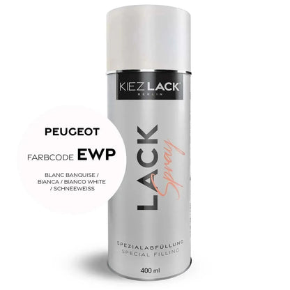 Autolack Spraydose Peugeot EWP BLANC BANQUISE - Kiezlack