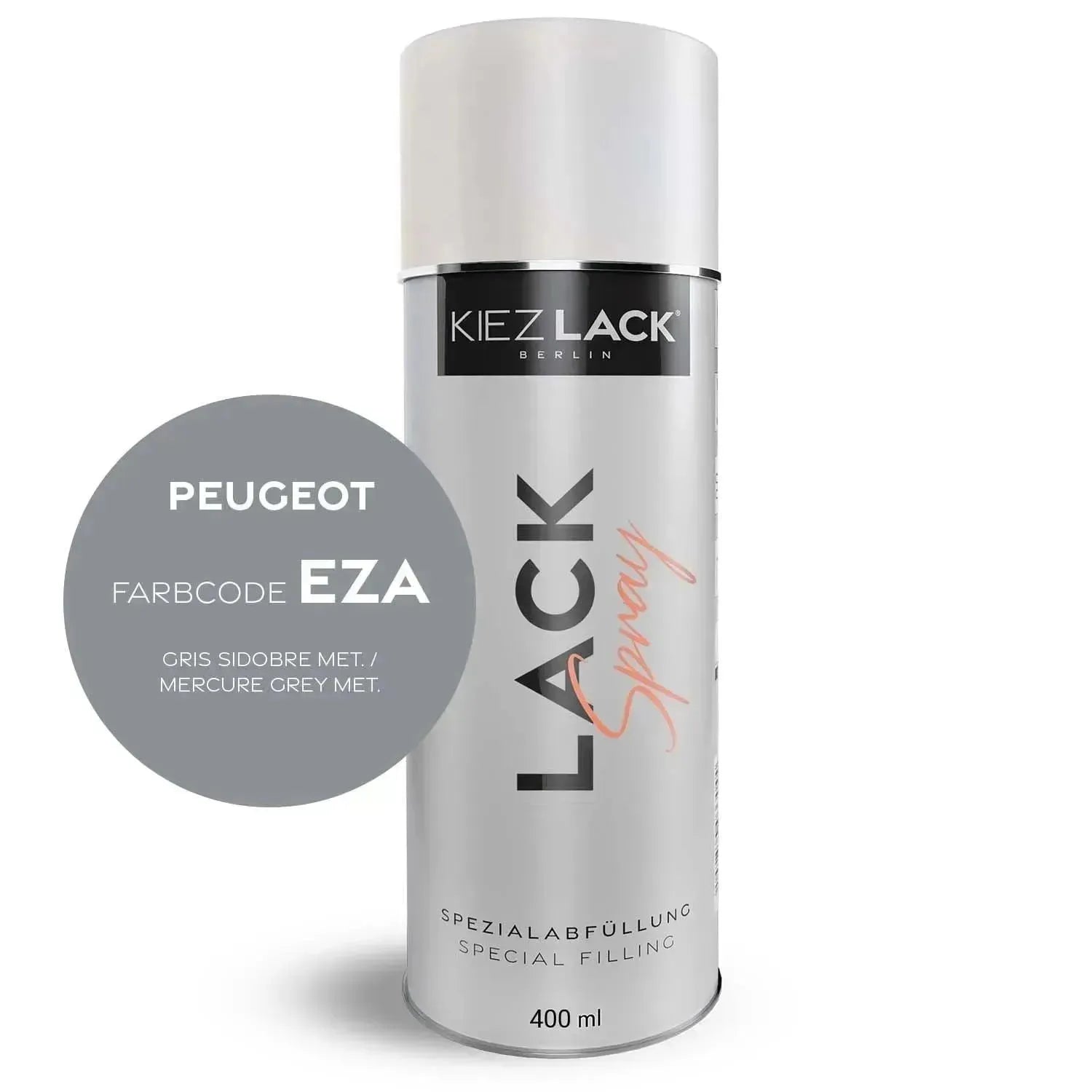 Autolack Spraydose Peugeot EZA GRIS SIDOBRE MET. - Kiezlack