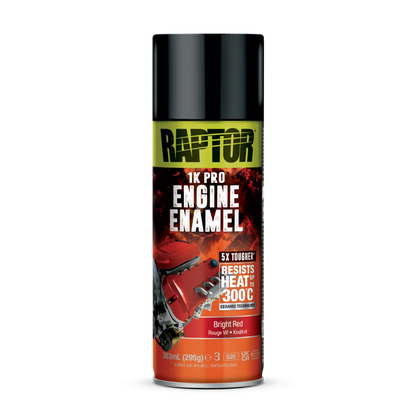 RAPTOR 1K Pro Motorlack Spray hitzebeständig bis 300 °C FARBWAHL