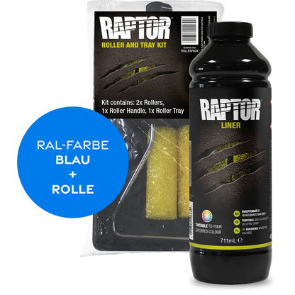 RAPTOR Liner Flaschen-Kit RAL-Farben Blau