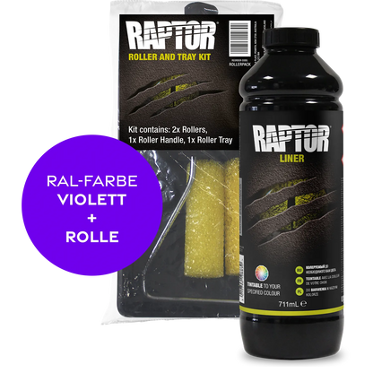 RAPTOR Liner Flaschen-Kit RAL-Farben Violett