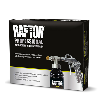 RAPTOR Professional LINER VARI-NOZZLE Pistole mit verstellbarer Düse