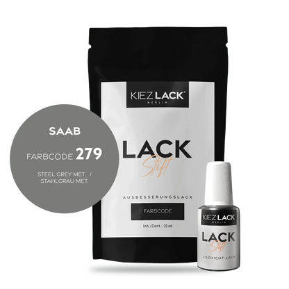 Autolack Lackstift SAAB 279 STEEL GREY MET. - Kiezlack