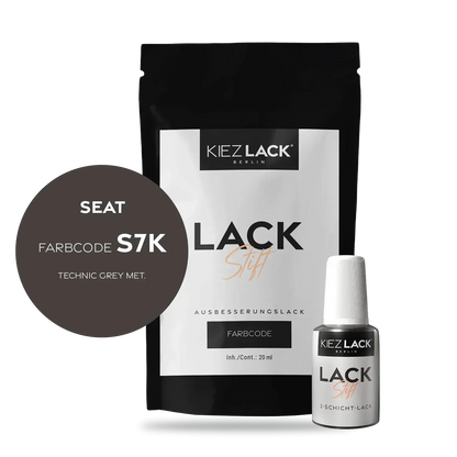 Autolack Lackstift Seat S7K TECHNIC GREY MET. - Kiezlack