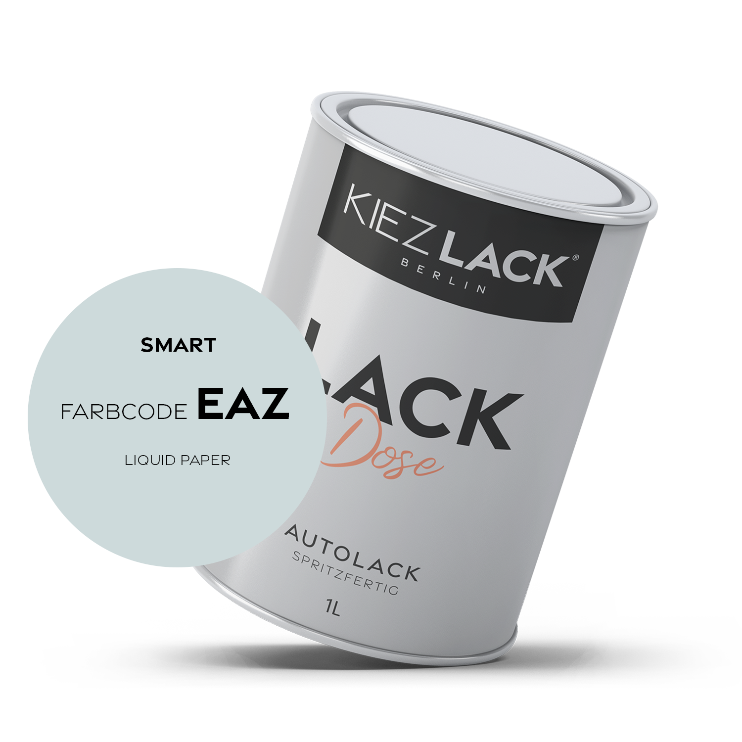 Kiezlack 1K Autolack Lackdose Basislack spritzfertig SMART EAZ LIQUID PAPER