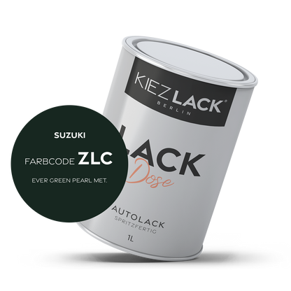 Kiezlack 1K Autolack Lackdose Basislack spritzfertig SUZUKI ZLC EVER GREEN PEARL MET.