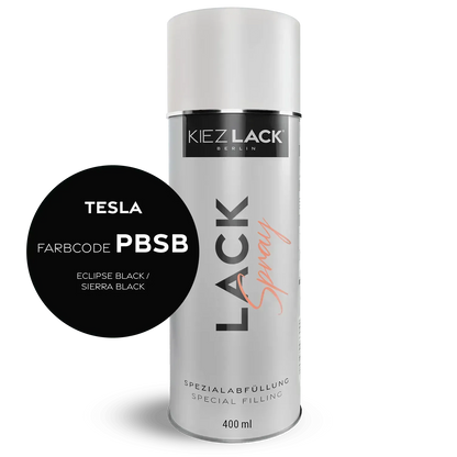 Autolack Spraydose TESLA PBSB ECLIPSE BLACK Lackspray - Kiezlack