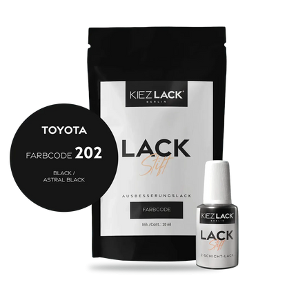 Autolack Lackstift Toyota 202 BLACK - Kiezlack