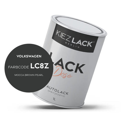 Kiezlack 1K Autolack Lackdose Basislack spritzfertig Volkswagen LC8Y FLUID BROWN MET.