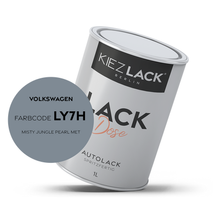 Kiezlack 1K Autolack Lackdose Basislack spritzfertig Volkswagen LY7H MISTY JUNGLE PEARL MET.