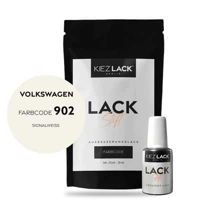 Autolack Lackstift Volkswagen 902 SIGNALWEISS - Kiezlack